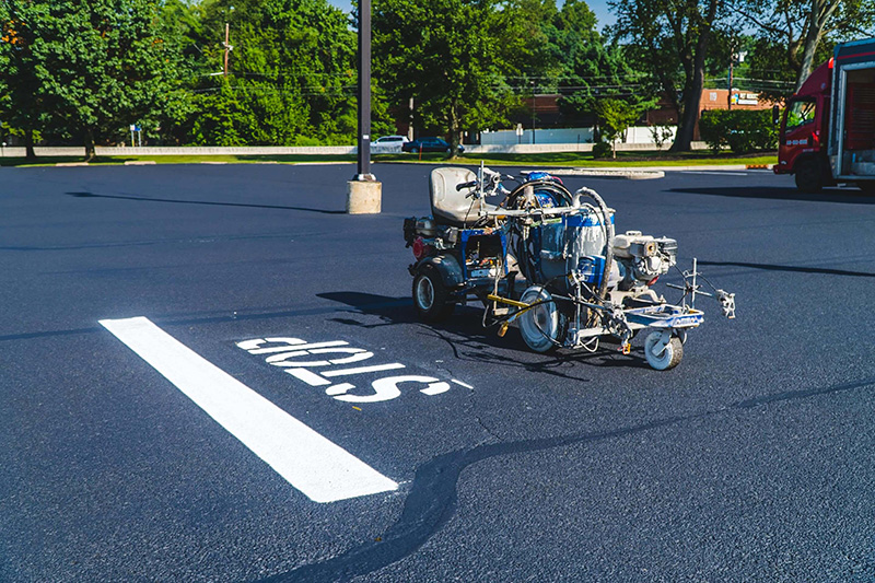 Replace Existing Line Stripping | Florida Coastal Commercial Line Striping