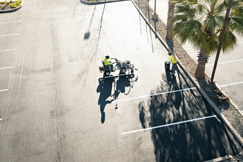 Seal Coat and Line Striping | Florida Coastal Maintenance Services